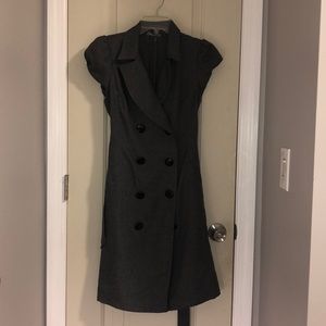 WHITE HOUSE BLACK MARKET Grey suit dress